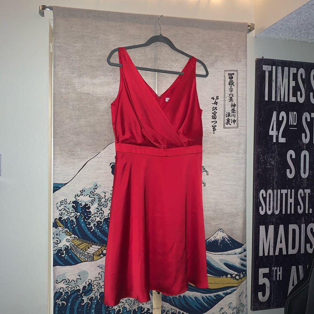 Beautiful red satin Dress!!